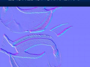 blue tang fish 3D Model