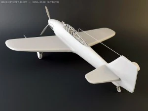 aichi japanese plane 3D Model
