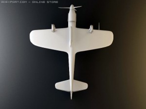 aichi japanese plane 3D-Modell
