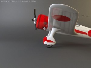 ki 27 japanese wwii plane 3D Model