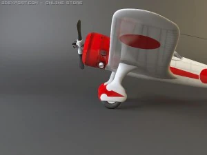 ki 27 japanese wwii plane 3D Model