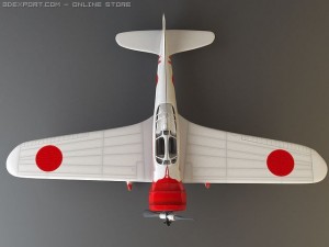 ki 27 japanese wwii plane 3D Model