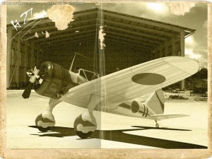 ki 27 japanese wwii plane 3D Model