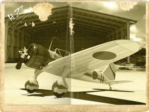 ki 27 japanese wwii plane 3D Model