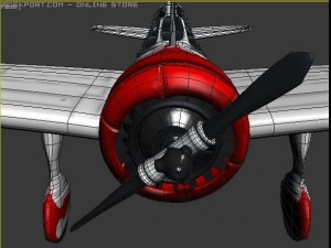 ki 27 japanese wwii plane 3D Model