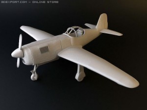 bell xp 77 wwii plane 3D Модель