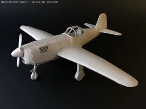 bell xp 77 wwii plane 3D Model