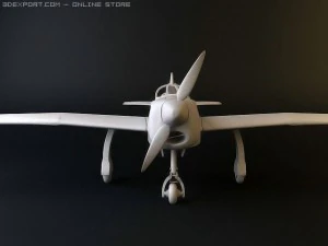 bell xp 77 wwii plane 3D Model