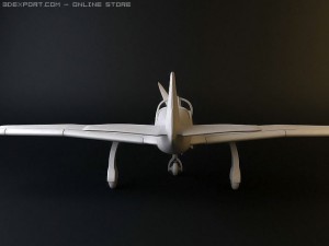 bell xp 77 wwii plane 3D Модель