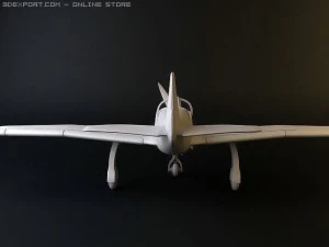 bell xp 77 wwii plane 3D Model