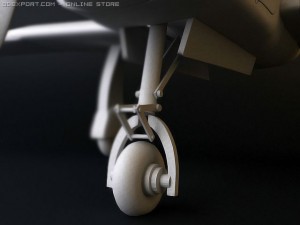 bell xp 77 wwii plane 3D Модель