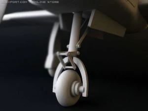 bell xp 77 wwii plane 3D Model
