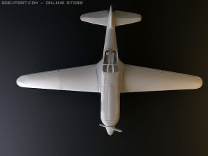 bell xp 77 wwii plane 3D Модель