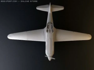 bell xp 77 wwii plane 3D Model