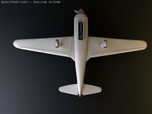 bell xp 77 wwii plane 3D Модель