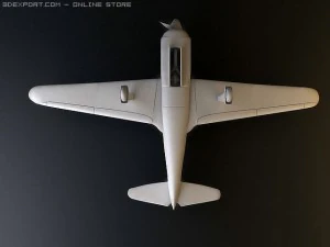 bell xp 77 wwii plane 3D Model