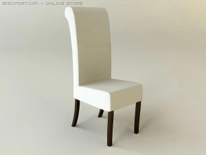 dining table and chairs 3D Model