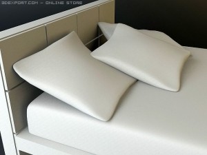 bedroom scene contemporary 3D Модель