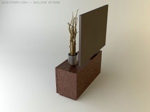 bedroom scene contemporary 3D Модель