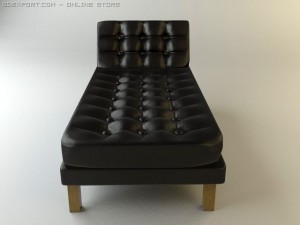 karlstad divan Modèle 3D