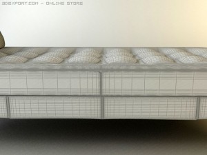 karlstad divan Modèle 3D