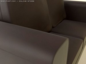 karlstad sofa 3 3D Model