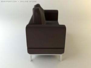 karlstad sofa 3 3D Model