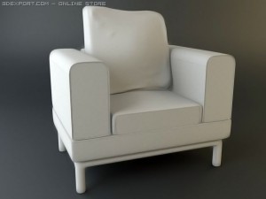 karlstad armchair 3D 模型