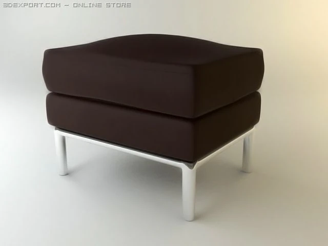 ottoman karlstad 3D Model .c4d .max .obj .3ds .fbx .stl .blend 
