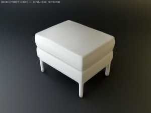 ottoman karlstad 3D Model