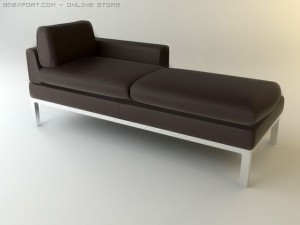 karlstad sofa 1 3D Model