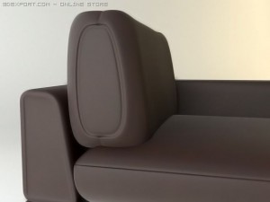 karlstad sofa 1 3D Model
