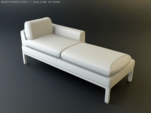 karlstad sofa 1 3D Model
