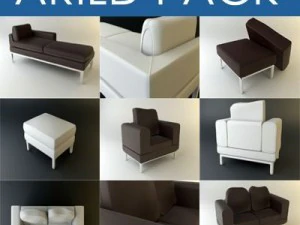 colecci&oacute;n de muebles arild Modelo 3D