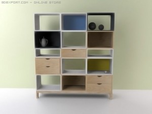 bookshelf 3D Model