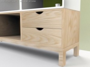 bookshelf Modello 3D