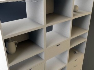 bookshelf Modello 3D