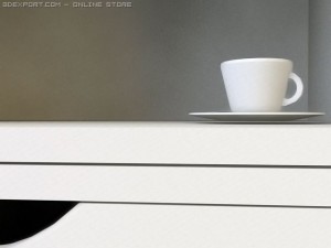 bookshelf Modello 3D
