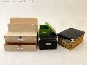 desk storage box collection 3D Model