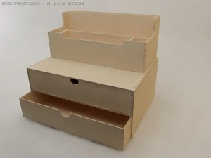desk storage box collection 3D Model