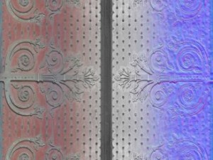 wrought iron door 7 3D Model
