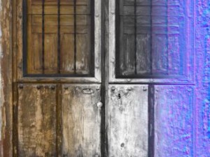 rustic heavy wooden door collection 3D Model