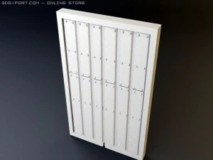 rustic heavy wooden door collection 3D Model