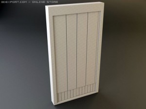 rustic heavy wooden door collection 3D Model