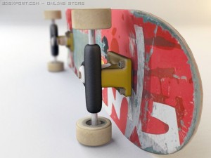 skateboard 3D Model