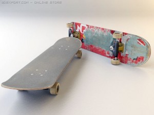 skateboard 3D Модель