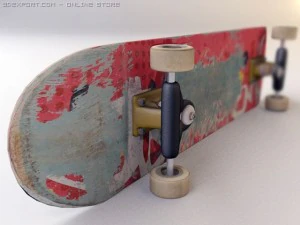 skateboard 3D Model