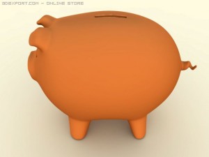 piggy bank 3D Model