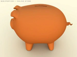 piggy bank 3D Model