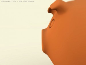 piggy bank 3D Model